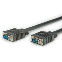 Компьютерные разъемы и переходники Value SVGA Cable, HD15, M/M 15 m VGA кабель 11.99.5258