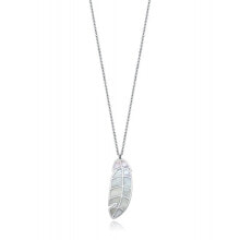 Колье charming steel necklace with feather Kiss 15123C01000