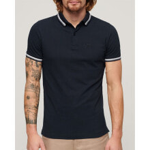 SUPERDRY Sportswear Relaxed Tipped Short Sleeve Polo