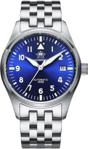 Мужские наручные часы с браслетом Мужские наручные часы с серебряным браслетом ADDIESDIVE Men's watch brand watch aviator NH35A automatic watch H2