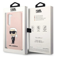 KARL LAGERFELD KLHCS23SSNIKBCP S23 S911 Silicone Ikonik phone case