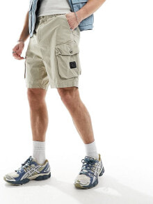 Купить мужские шорты Marshall Artist: Marshall Artist cargo short in beige