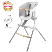 Детские стульчики для кормления стульчик для кормления со съемной столешницей. Бело-серый - Beaba - 58х68х95 см - Возраст: от 6 месяцев до 3 лет.