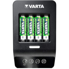 Батарейки и аккумуляторы для аудио- и видеотехники для мальчиков vARTA LCD Ultra Fast Charger With 4 Batteries 2100mAh AA12V