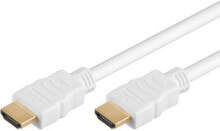Кабель-каналы Goobay 1m HDMI HDMI кабель HDMI Тип A (Стандарт) Белый 31891
