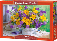 Детские развивающие пазлы Castorland Puzzle 1000 Bouquet of lilies and bellf