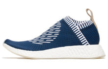 adidas originals NMD CS2 Primeknit Ronin Stripes 低帮 运动休闲鞋 男女同款 蓝白 / Кроссовки Adidas originals NMD CS2 Primeknit Ronin Stripes BA7189