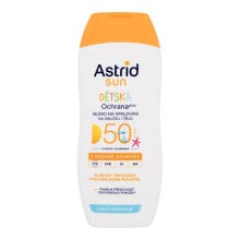 Купить средства для загара и защиты от солнца Astrid: Astrid Sun Kids Face and Body Lotion SPF50 200 ml sonnenschutz wasserfest für Kinder