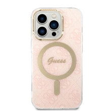 GUESS Set Gubpp14Lh4Eacsp+ Charger iPhone 14 Pro 6.1 4G Print phone case