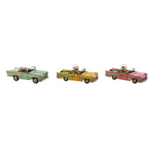 Декоративная фигура Home ESPRIT Автомобиль Жёлтый Розовый Vintage 26 x 11 x 9 cm (3 штук)