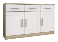 FURNIX Sideboard PALLOMA Sonoma/Grau