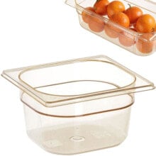 Посуда и емкости для хранения продуктов GN container made of grilamid for high temperatures GN 1/6, height 150 mm - Hendi 869666