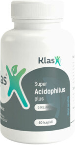 Klas	Super Acidophilus plus Ацидофилус от дисбактериоза и кандидозных инфекций 6 млрд - 60 капсул