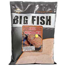 Прикормки для рыбалки DYNAMITE BAITS Big Fish Krill Method Mix Natural Bait 1.8kg