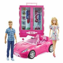 Кукольный набор Barbie GVK05 Статуэтки x 2 Автомобиль Шкаф купить в аутлете