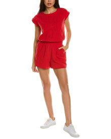 Красные женские шорты