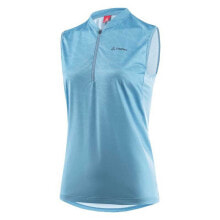 LOEFFLER Half Zip Cutina sleeveless jersey