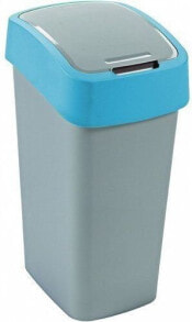 Мусорные ведра и баки Curver Pacific Flip waste bin for segregation tilting 50L blue (CUR000177)