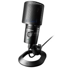 Audio-Technica AT2020USB-XP USB Condenser Mic with Stand & Pop-Filter (Black)