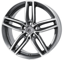 Колесный диск литой RC-Design RC29 himalaya-grey front-poliert 7.5x17 ET51 - LK5/112 ML57.1