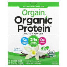 Organic Protein Powder, Plant Based, Vanilla Bean, 1.02 lbs (462) g