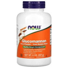 Витамины или БАД для сердца и сосудов NOW Glucomannan Pure Powder -- 8 oz