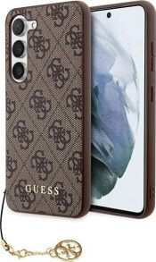 Guess Guess 4G Charms Collection - Etui Samsung Galaxy S23 (brązowy)