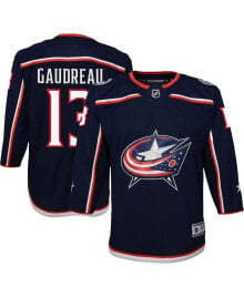 Outerstuff big Boys and Girls Johnny Gaudreau Navy Columbus Blue Jackets 2022/23 Premier Player Jersey