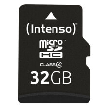 Карты памяти Intenso 3403480 карта памяти 32 GB MicroSDHC Класс 4