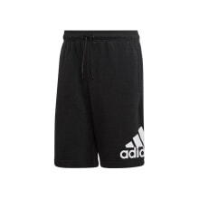 Мужские спортивные шорты Мужские шорты спортивные черные с логотипом  Adidas MH Bos FT
