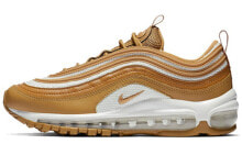 Nike Air Max 97 Wheat Club Gold 低帮 跑步鞋 女款 土黄 / Кроссовки Nike Air Max 97 Wheat Club Gold 921733-702