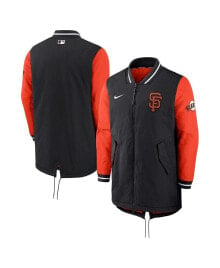 Nike men's Black San Francisco Giants Authentic Collection Dugout Performance Full-Zip Jacket