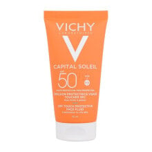 Vichy Capital Soleil Dry Touch Protective Face Fluid SPF50 50 ml sonnenschutz fürs gesicht unisex