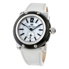 Женские наручные часы Унисекс часы аналоговые круглые белый браслет Glam Rock