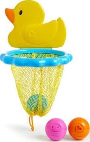 Игрушки для ванной для детей до 3 лет Munchkin DuckDunk Bath Toy Игрушка для ванной Синий, Оранжевый, Розовый, Желтый 5019090124126