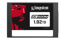 Внутренние жесткие диски (HDD) kingston Technology DC500 2.5" 1920 GB Serial ATA III 3D TLC SEDC500M/1920G