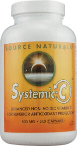 Витамин С source Naturals Systemic C Витамин С для антиоксидантной защиты 500 мг 240 капсул
