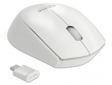 Компьютерные мыши Мышь компьютерная беспроводная DeLOCK 12668 RF1000 DPI для обеих рук
