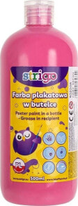 Strigo Farba plakatowa STRIGO w butelce, 500 ml różowa