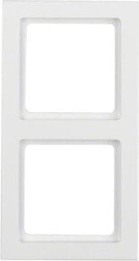 Умные розетки, выключатели и рамки berker Double frame Q.3 white velvet (10126099)