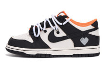 【定制球鞋】 Nike Dunk Low Halloween 情人节主题 圣诞礼物 爱心 解构 高街 学院风 低帮 板鞋 女款 黑白 / Кроссовки Nike Dunk Low DH9765-003