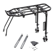 Luggage racks and baskets for bicycles