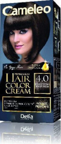 Delia Cameleo HCC Hair Color Cream No. 4.0 Краска для волос с омега и натуральными маслами, оттенок каштановый