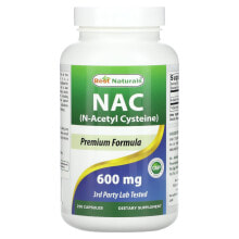 Best Naturals, NAC, 600 мг, 250 капсул