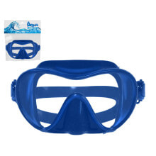 Masks and snorkels for scuba diving