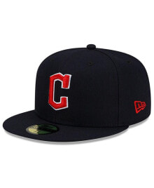 Men's Navy Cleveland Guardians Road Authentic Collection On-Field 59FIFTY Fitted Hat купить в интернет-магазине