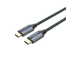 Кабели для зарядки, компьютерные разъемы и переходники uNITEK C14079GN USB кабель 1 m 3.2 Gen 2 (3.1 Gen 2) USB C Зеленый