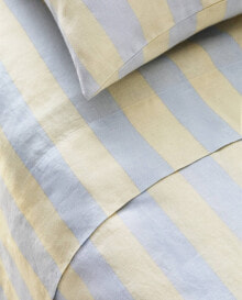 Children’s stripe print flat sheet