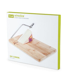 True wire Slice Bamboo Cheese Slicing Board