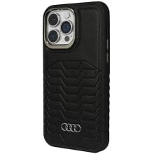 AUDI Synthetic Leather iPhone 14 Pro 6.1 Autpupcmip14Pgtd3Bk phone case